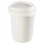 Reusable Coffee Cups - Ceramic Mug with Silicone Lid
