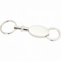 Metal Keyrings - Oval Valet Key Ring
