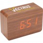 LED Display Clock - Wood