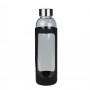 Stubby Holders - Sleeve Glass Drink Bottle with Stainless Steel Lid