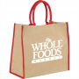 Calico & Jute Bags - Large Jute Tote