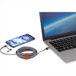 USB Hubs & Cables - Paramount 3-in-1 Fabric Charging Cable