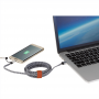 USB Hubs & Cables - Paramount 3-in-1 Fabric Charging Cable
