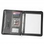 Non Leather Compendiums - A4 Zippered Compendium with Removable 3 Ring Binder