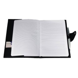 Flasks - Brigadier A5 Refill Leather Journal Padfolio