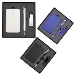 Business Gifts - Gift Set - USB in 4G + Power Bank + Cable + Pen