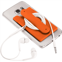 Phone Accessories - Silicone Phone Wallet with Stand