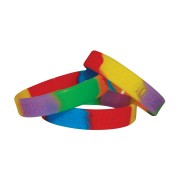 Sectional Colour Wristbands - debossed