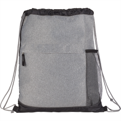 Duffle Bags & Sacks - Heather Melange Drawstring Bag