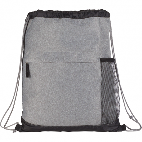 Duffle Bags & Sacks - Heather Melange Drawstring Bag
