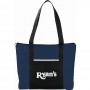 Non Woven Bags - Timeline Non-Woven Zipper Business Tote