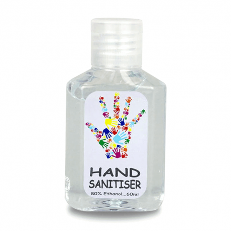 Hand Sanitisers - Hand Sanitiser 80% Ethanol 60ml