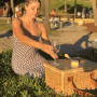 Picnic Sets - Sorrento Trekk Wicker Cooler Basket