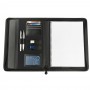 Non Leather Compendiums - A4 Zippered Compendium With Peach Skin Interior