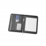 Non Leather Compendiums - A5 Zippered Compendium With Striped Interior