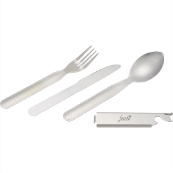 Homeware Products - 3 Piece Metal Cutlery to Go