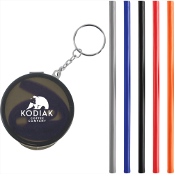Homeware Products - Reusable Silicone Straw Keychain