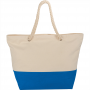 Cotton & Calico Tote Bags - Zippered 12oz Cotton Canvas Rope Tote
