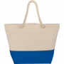 Cotton & Calico Tote Bags - Zippered 12oz Cotton Canvas Rope Tote