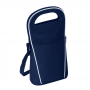 Wine Holders & Carriers - Two Bottle Striped Wine Cooler