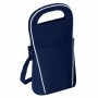 Wine Holders & Carriers - Two Bottle Striped Wine Cooler
