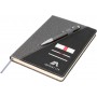 Flasks - Ottawa A5 Notebook, Black/Grey