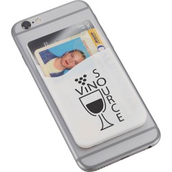 Phone Accessories - Dual Pocket Slim Silicone Phone Wallet
